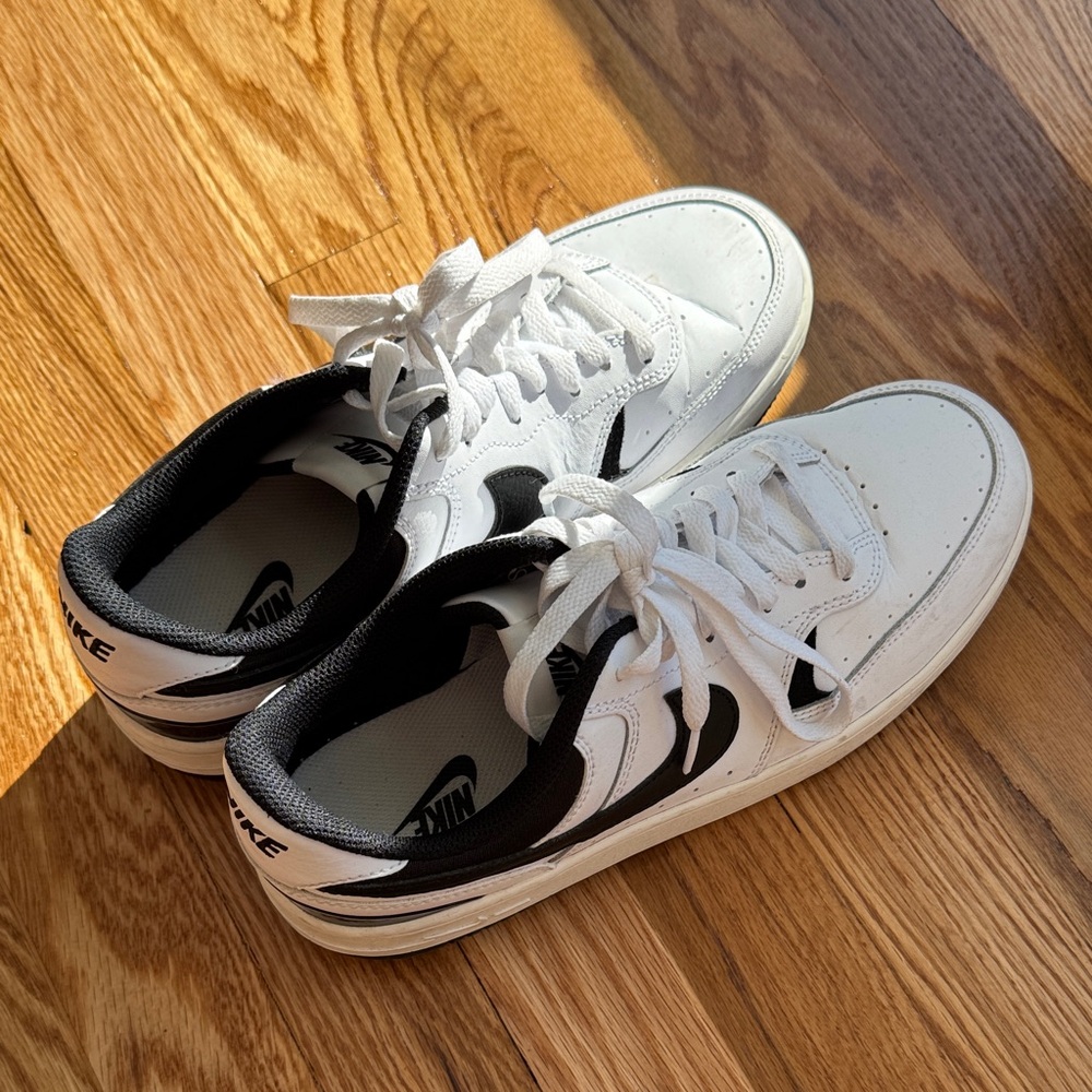 Nike White and Black Athletic Shoes